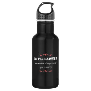 Female Lawyer Graduate - Law School Graduation 532 Ml Water Bottle
