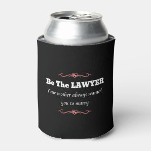 Female Lawyer Graduate - Law School Graduation Can Cooler