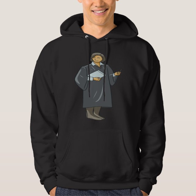 Female Lawyer Law Lawyer Hoodie (Front)