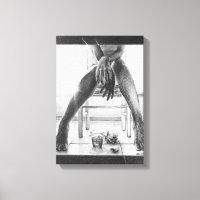 Female legs, glass and rose Pencil drawing art