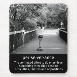 Female Longboard Perseverance Mouse Mat