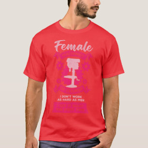 Female Machinist Machine Operator Gift T-Shirt