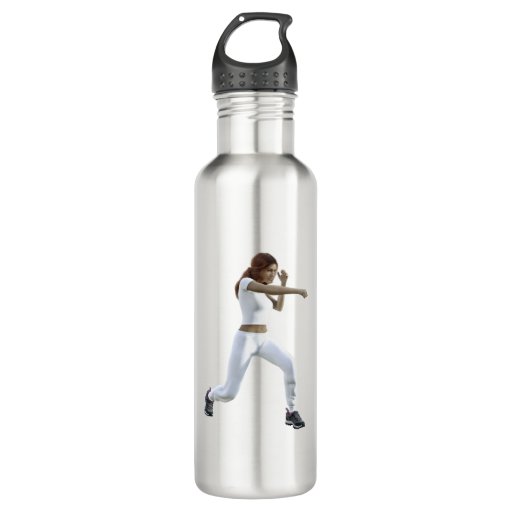 Image of Female Martial Arts Practice 710 Ml Water Bottle