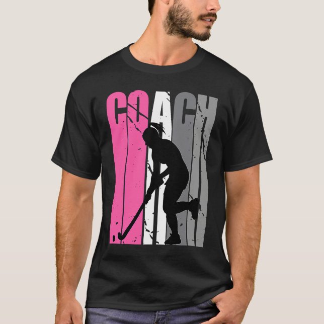 Female Master Hockey Instructor Hockey Coach T-Shirt (Front)