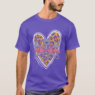 Female Mechanic Car Auto Girl Diesel Garage Leopar T-Shirt