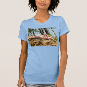 Female Model Sunbathing Thunder_Cove T-Shirt