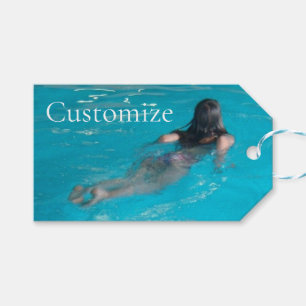 Female Model Swimming Thunder_Cove Gift Tags