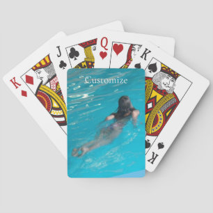Female Model Swimming Thunder_Cove Playing Cards