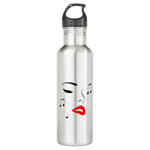 Female Music Face 710 Ml Water Bottle