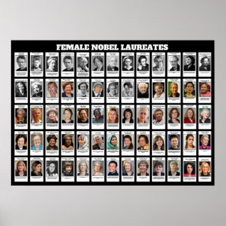 Female Nobel Laureates Poster