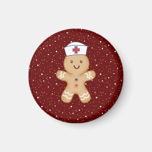 Female Nurse Day Mum Appreciation Red Cross Cookie Magnet
