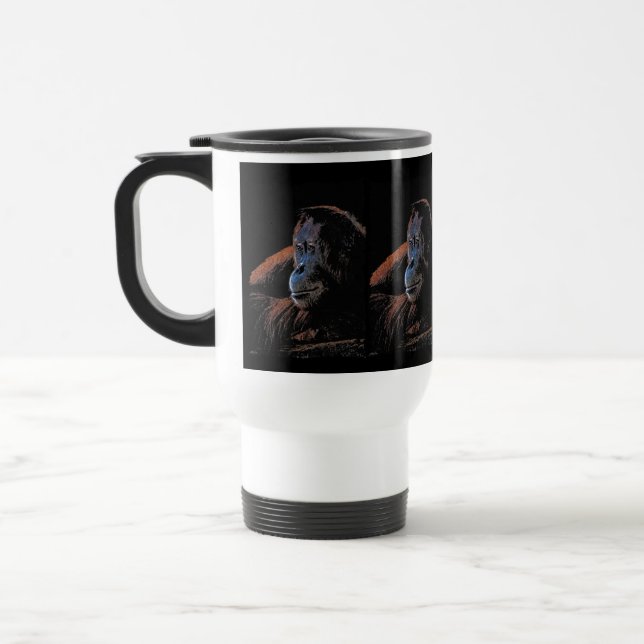 Female Orangutan Animal-lover's Mug (Left)