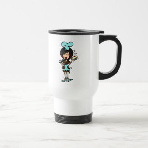 Female Pastry Chef - Black Hair T-shirts and Gifts Travel Mug