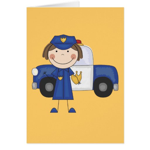 Image of Female Police Officer Tshirts and Gifts