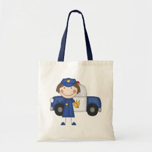Female Police Officer Tshirts and Gifts Tote Bag