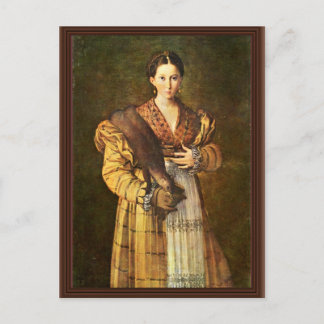 Female Portrait Called "Lâ € ™ Antea" "" By Parmig Postcard