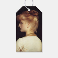 Female Portrait From Behind (by Frederic Leighton)