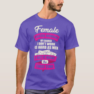 Female Postal Worker Postwoman Girl Gift T-Shirt