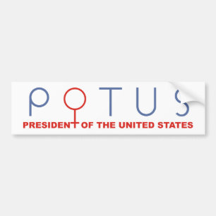 Female POTUS bumper sticker Madam President woman