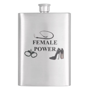 FEMALE POWER HIP FLASK