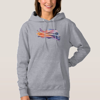 Female Profile in Cosmic Colours Hoodie