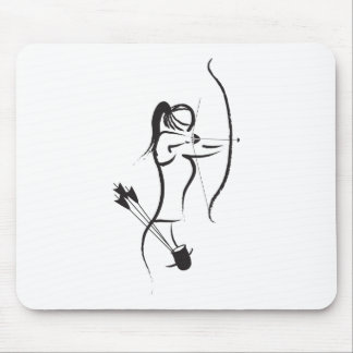 Female Recurve Archer Mouse Mat