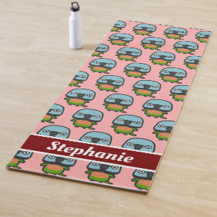 female Red-breasted parakeet Yoga Mat