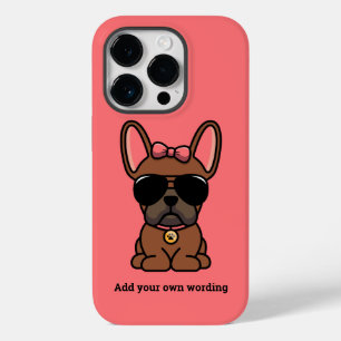 Female Red Fawn French Bulldog Case-Mate iPhone 14 Pro Case