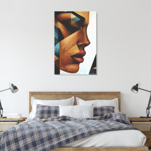 Female Reflection Canvas Print