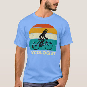 Female Retro Cycologist T-Shirt