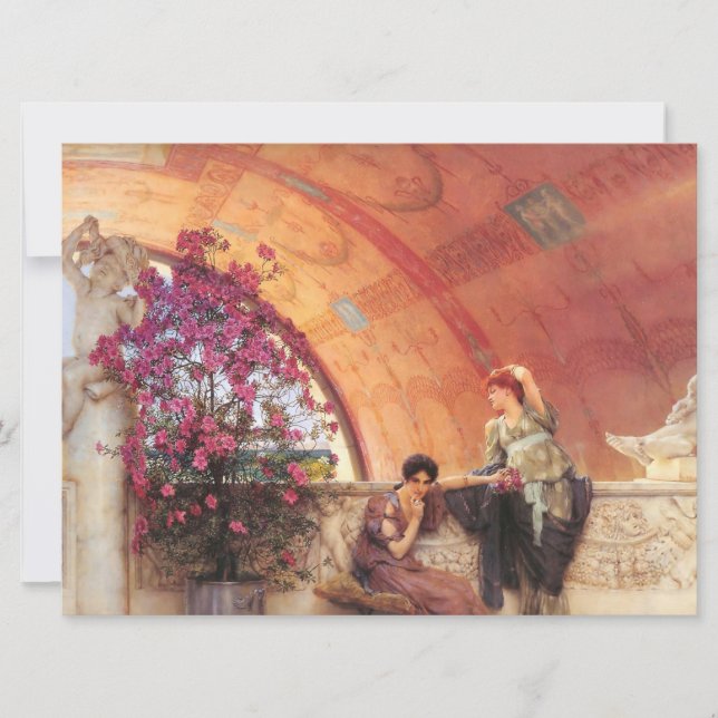 Female Rivals (by Sir Lawrence Alma-Tadema) Card (Front)