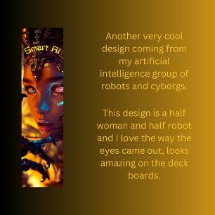 Female robot skateboard