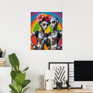 Female Robots in Love  Poster