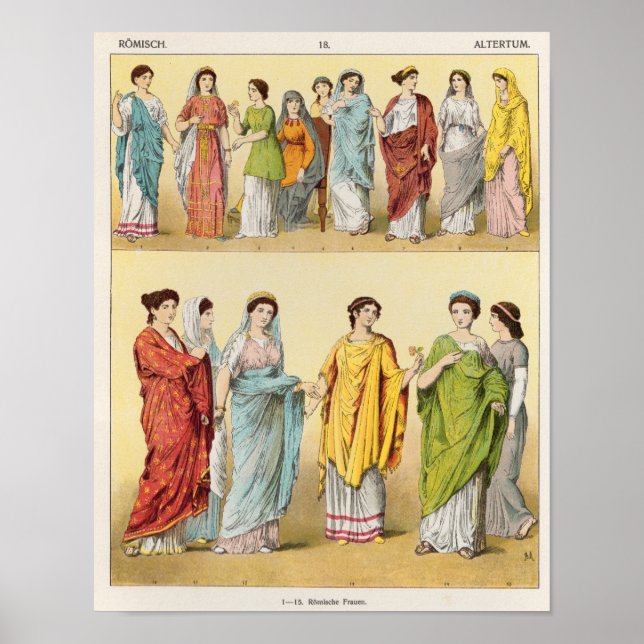 Female Roman Dress Poster (Front)