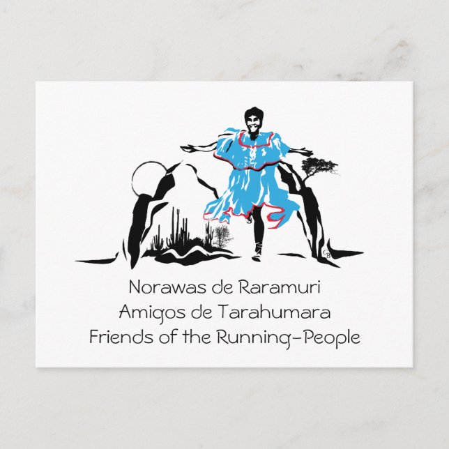 Female Runner, Postcard (Front)