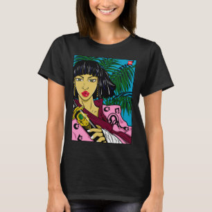 FEMALE SAMURAI graphic t shirt