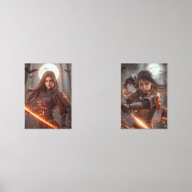 Female Samurai Warrior No.2 – Halloween Edition  (Front)