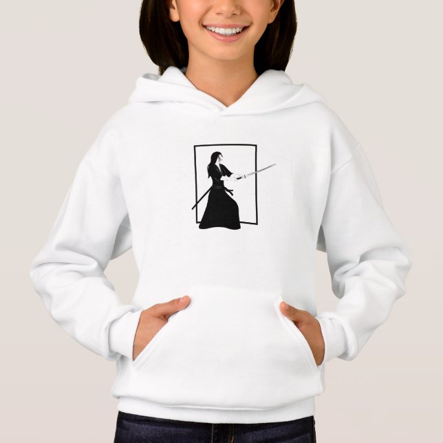 Female Samurai Warrior with Sword (Front)