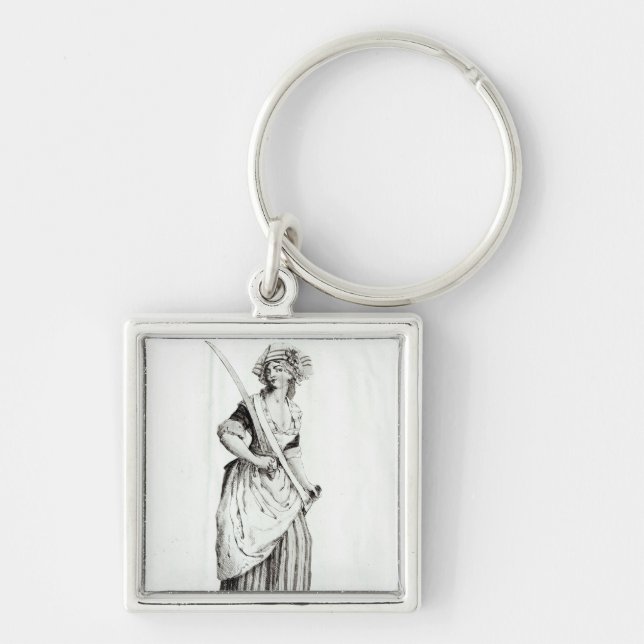 Female Sans-Culotte, 1792 Key Ring (Front)