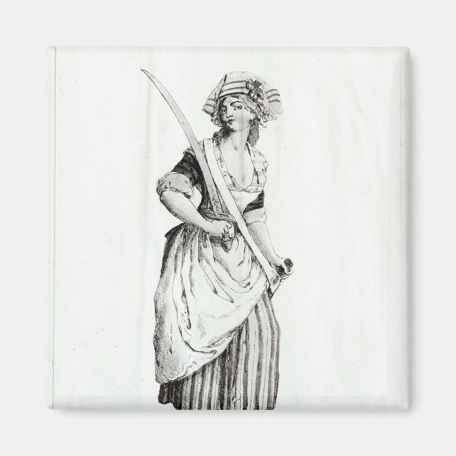 Female Sans-Culotte, 1792 Magnet (Front)