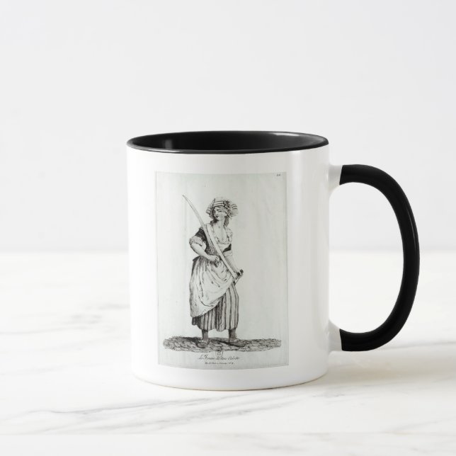 Female Sans-Culotte, 1792 Mug (Right)