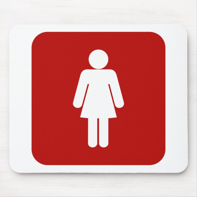 Female Sign Mouse Mat (Front)