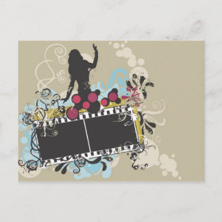Female silhouette Postcard
