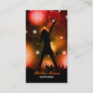 Female Singer Business Card
