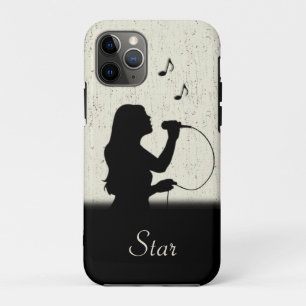 Female Singer Personalised with Name iPhone 11 Pro Case