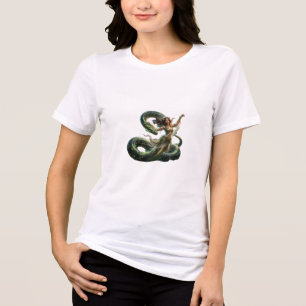 Female Snake Tri-Blend Shirt
