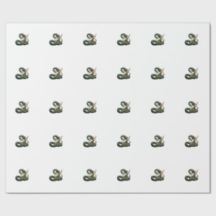 Female Snake Wrapping Paper