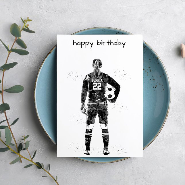 Female Soccer Goalie Card (Creator Uploaded)