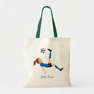Female Soccer Illustrated Bags