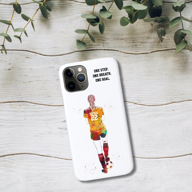 Female Soccer Player iPhone 11 Pro Case (Creator Uploaded)